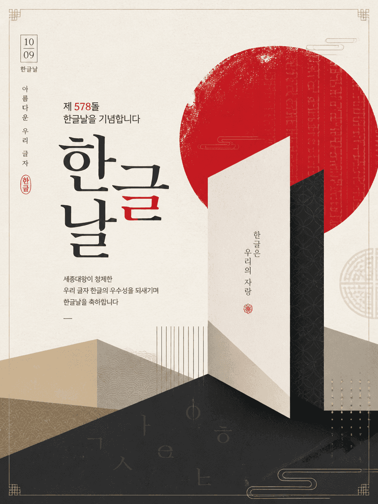 Hangeul Proclamation Day Poster