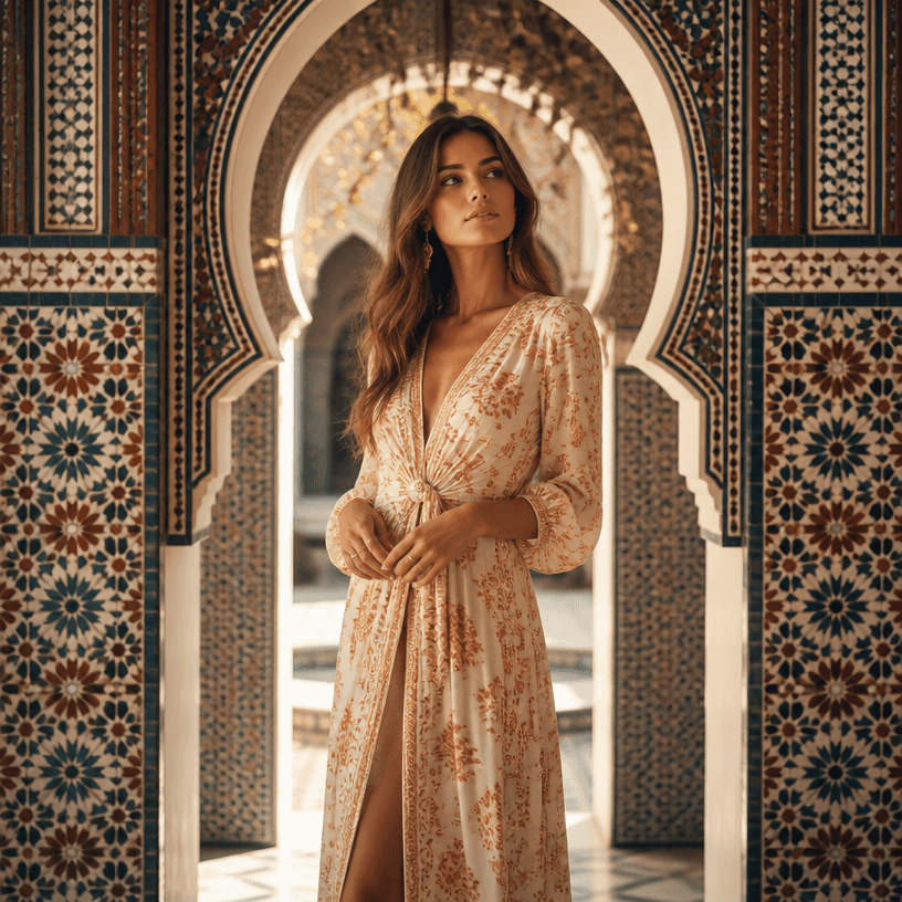 Exotic Background Portrait Photo