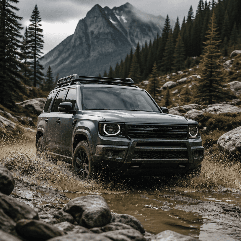 SUV Offroad Driving