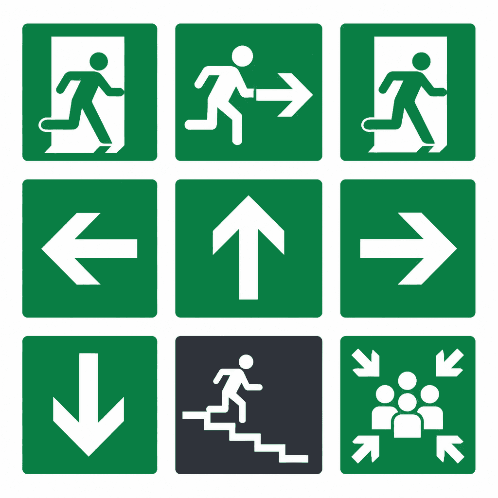 Emergency Exit Icon