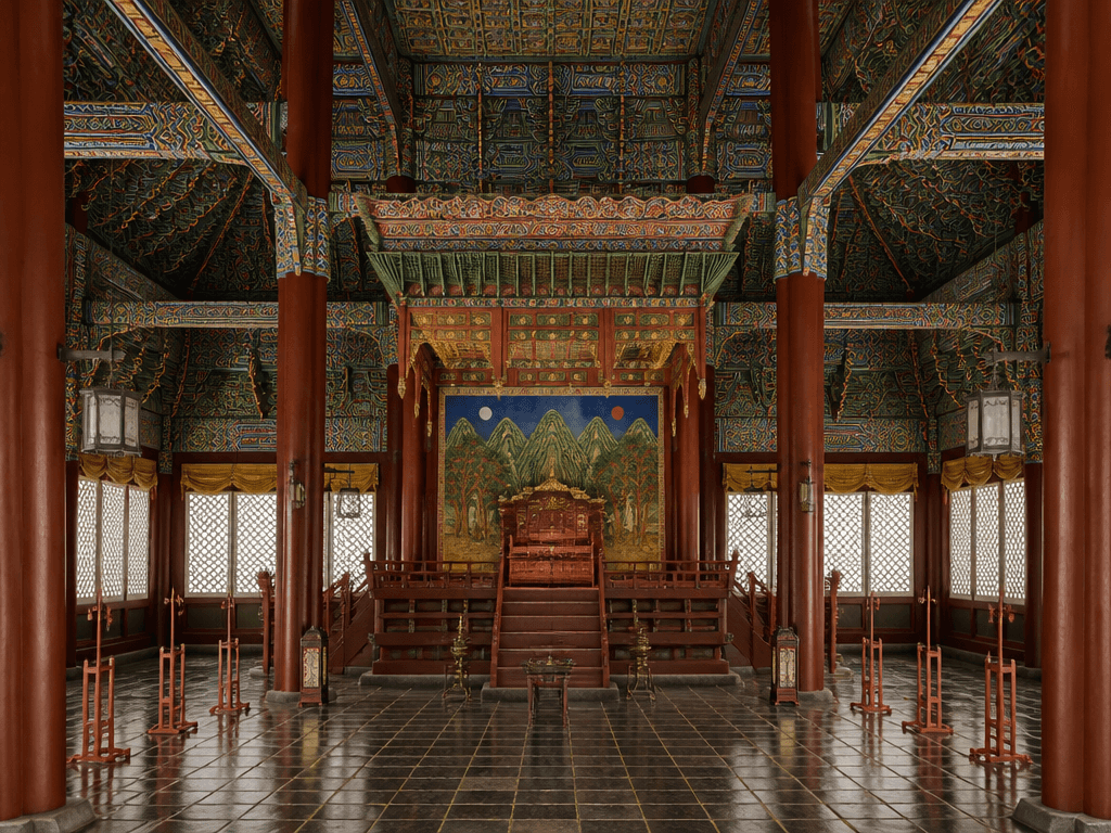 Geunjeongjeon Interior Background
