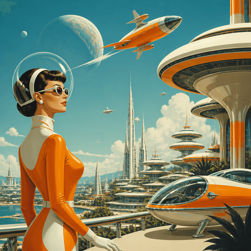 Retrofuturism Style