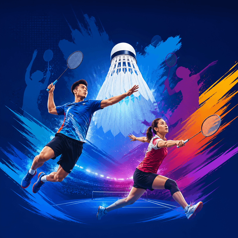 Badminton Tournament Poster