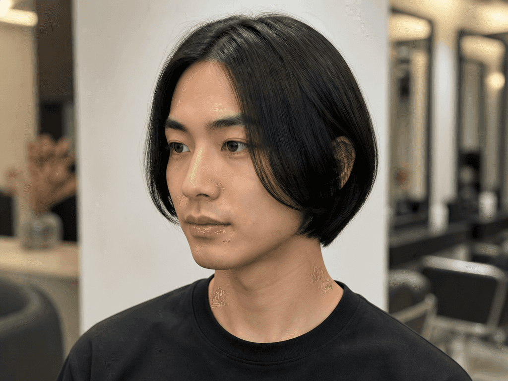 Men’s Short Bob Hairstyle