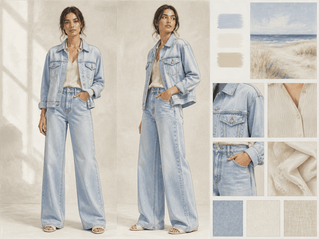 Light Blue Denim Outfit Styling