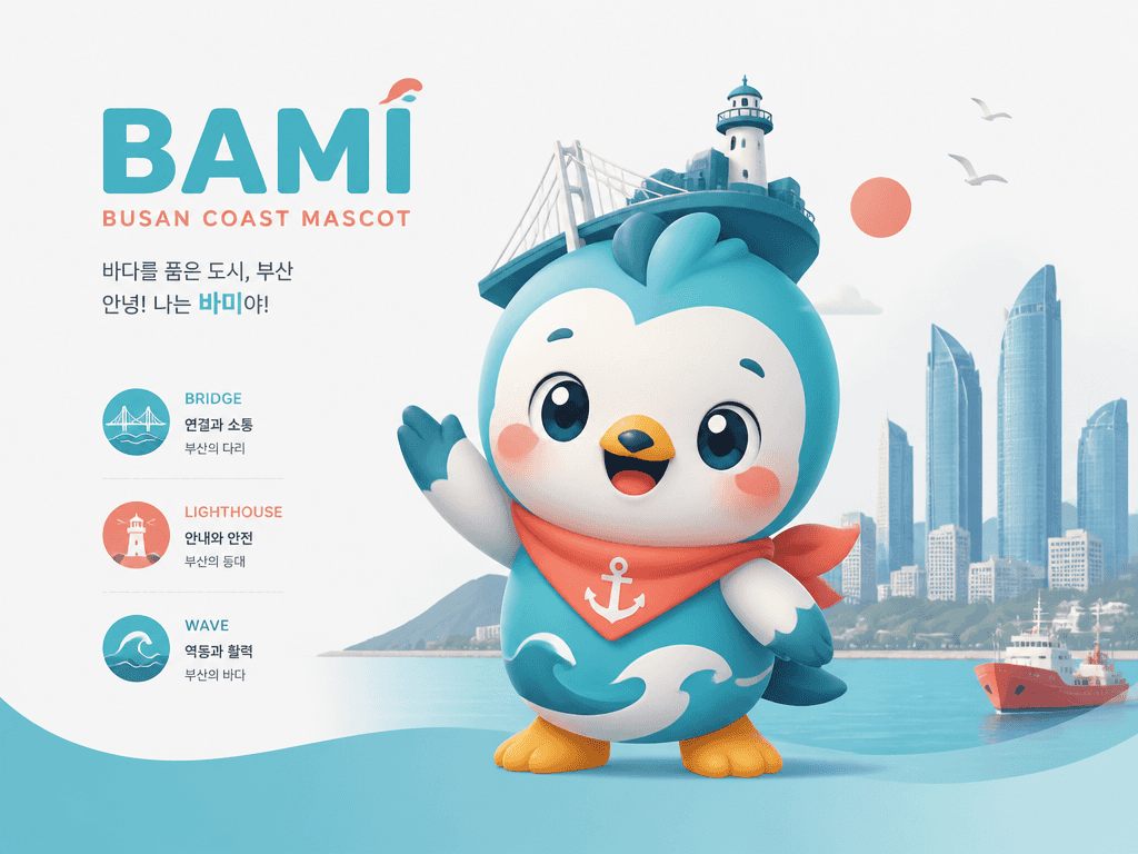 Busan Mascot Character Design