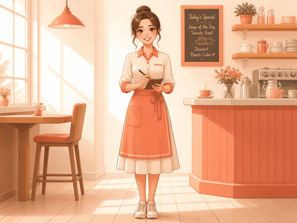 Waitress Character