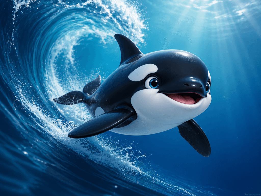 Orca Character Illustration