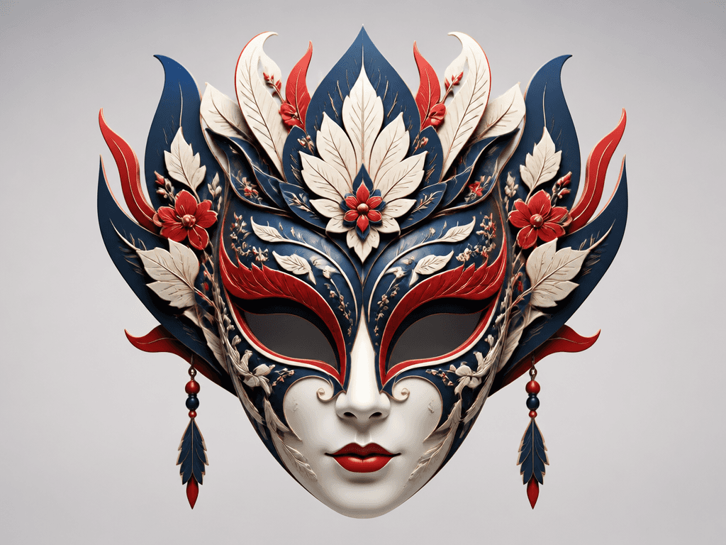 Mask Design Illustration