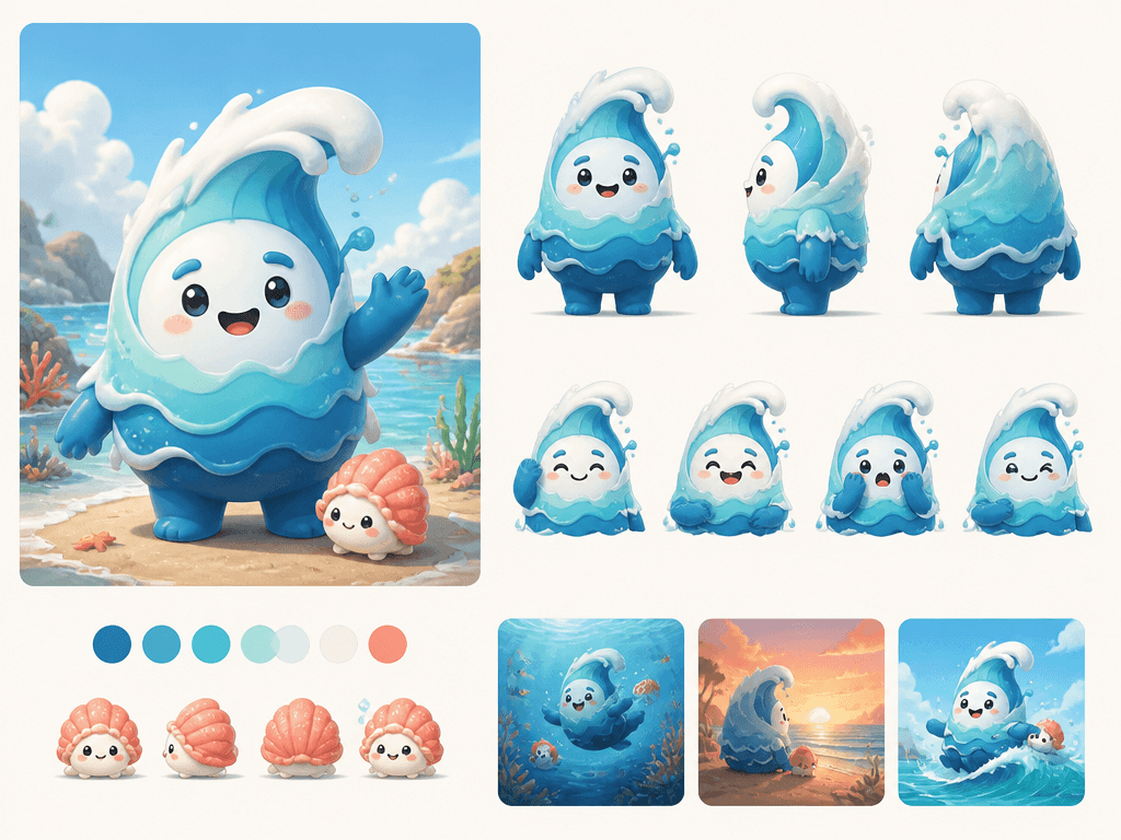 Sea Character Design