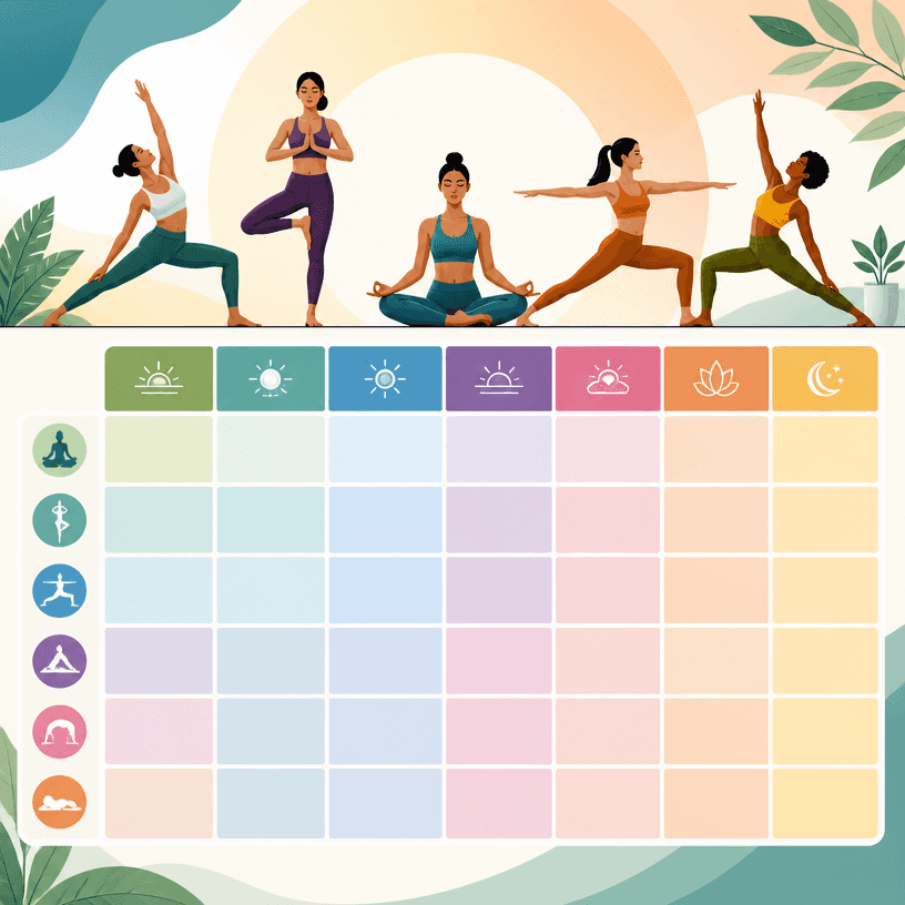 Yoga Class Schedule