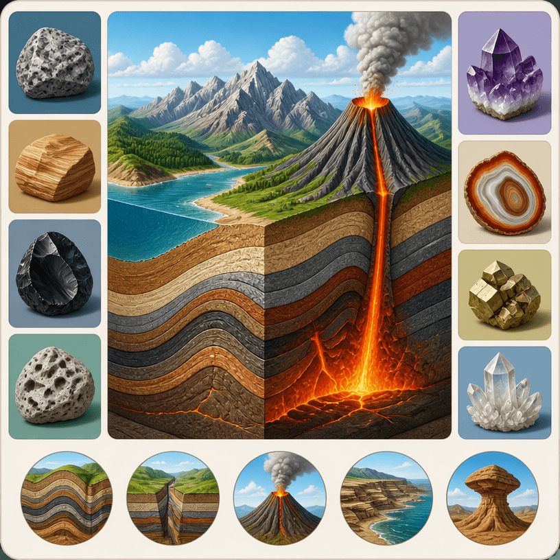 Geology Learning Card