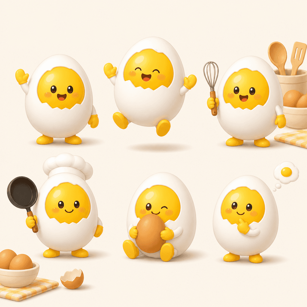 Egg Character Design