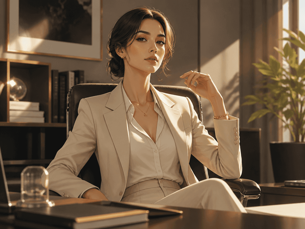 Wealthy Character Illustration