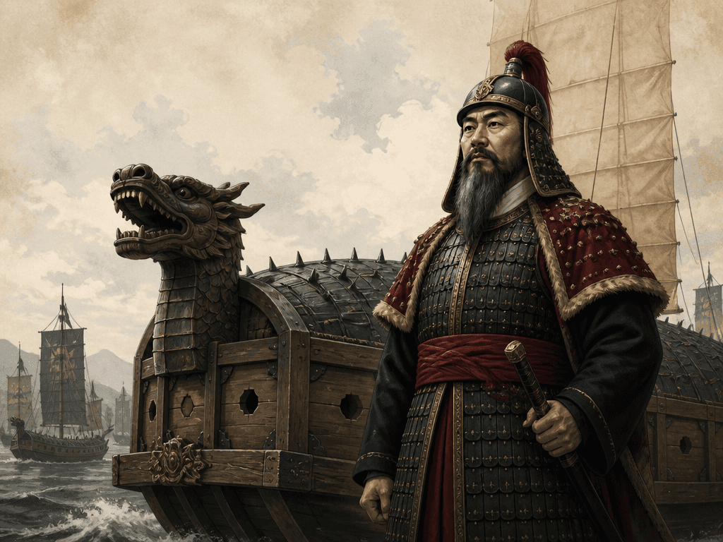 Admiral Yi Sun-sin Illustration