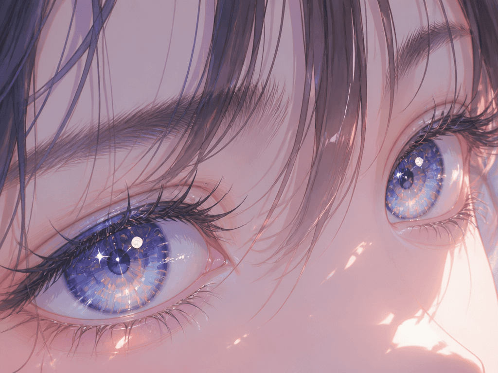 Sparkling Eyes Illustration