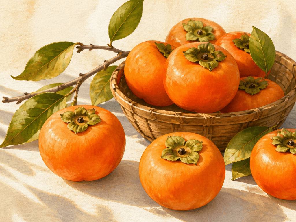 Persimmon Illustration