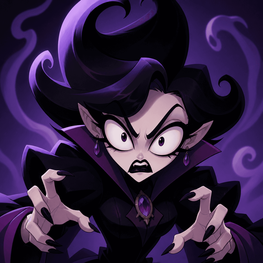 Scary Expression Character
