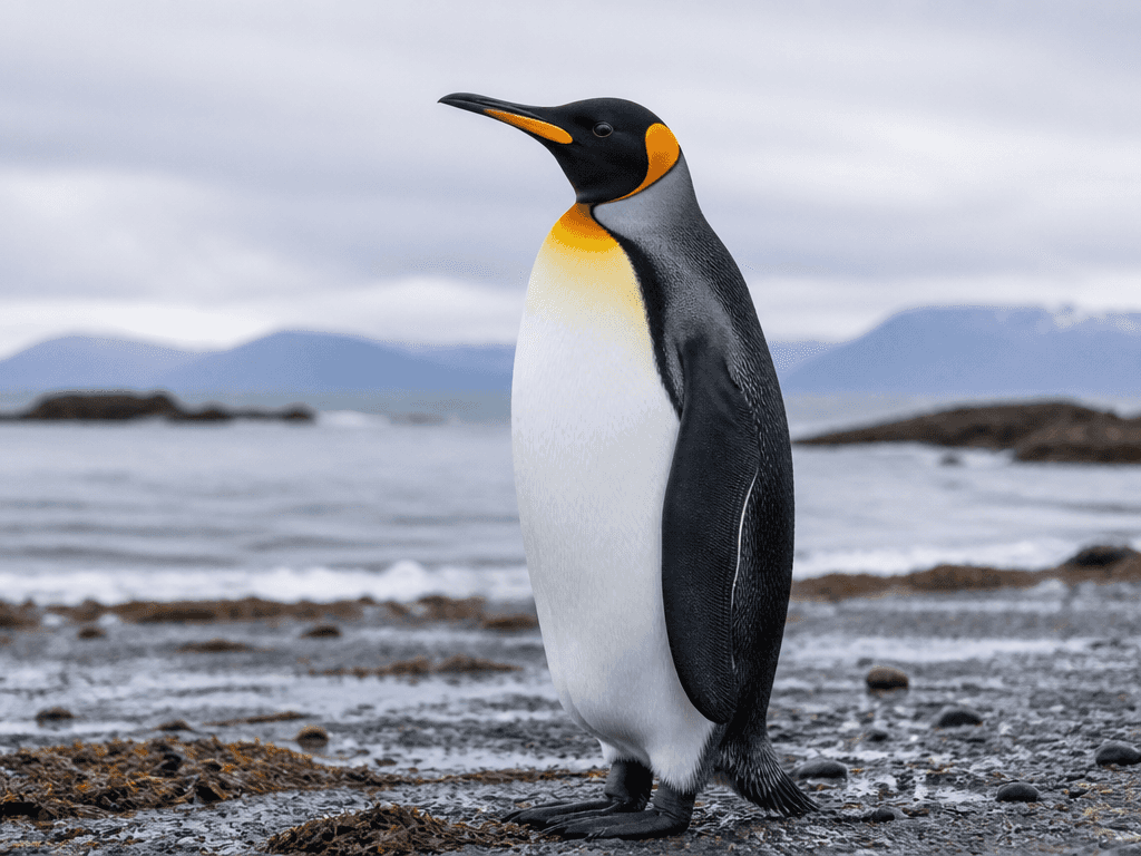 King Penguin Illustration