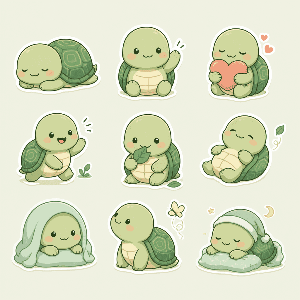 Turtle Emoticon Design