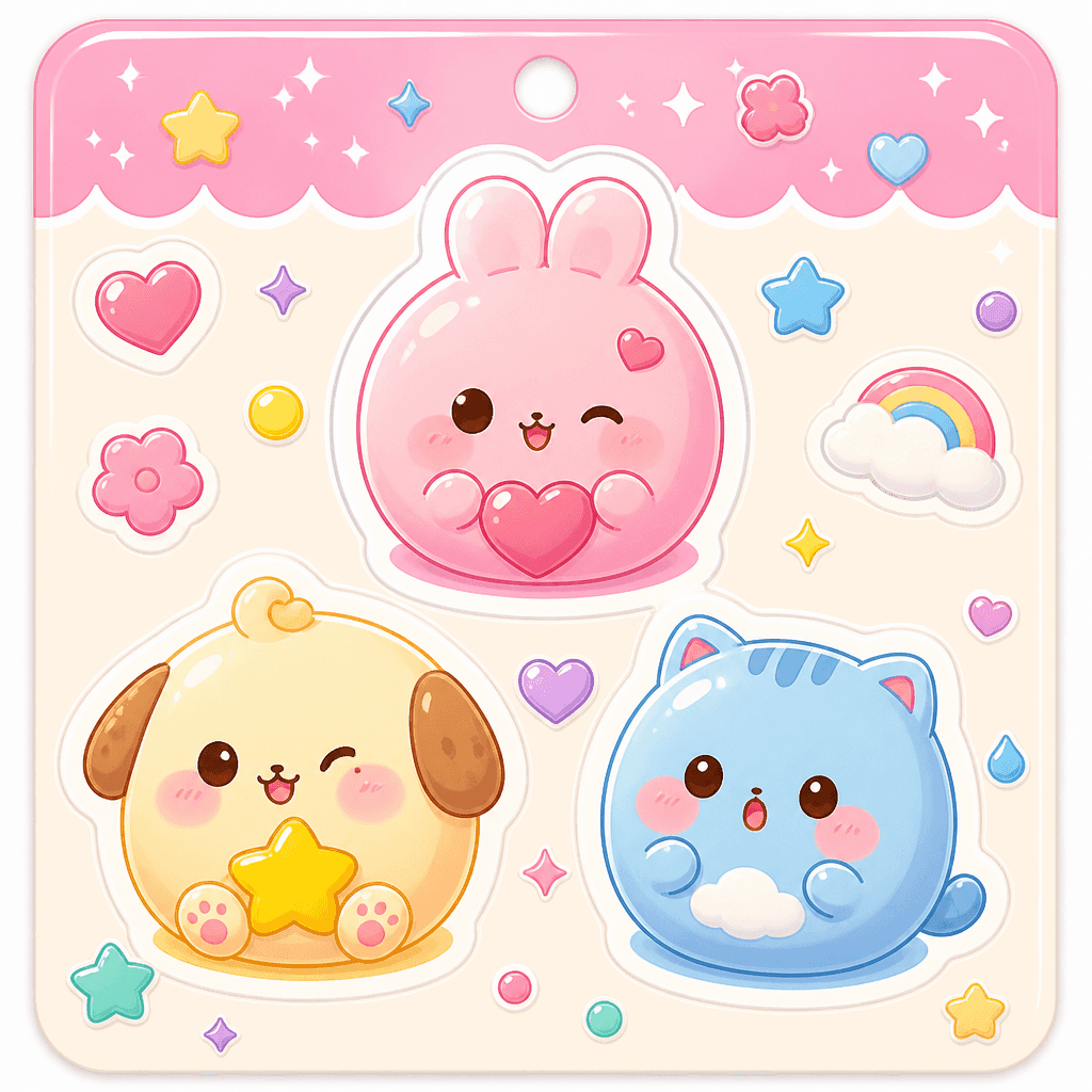 Collectible Sticker Design