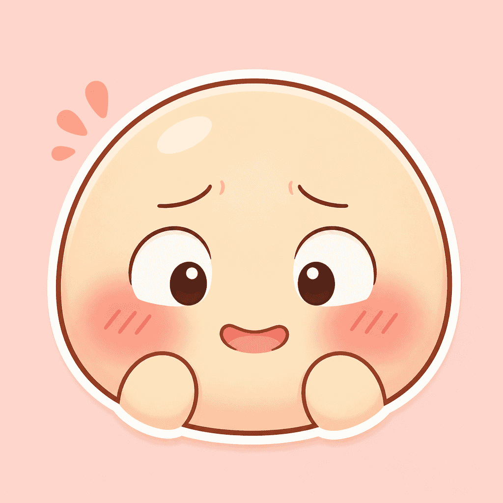 Embarrassed Expression Emoticon