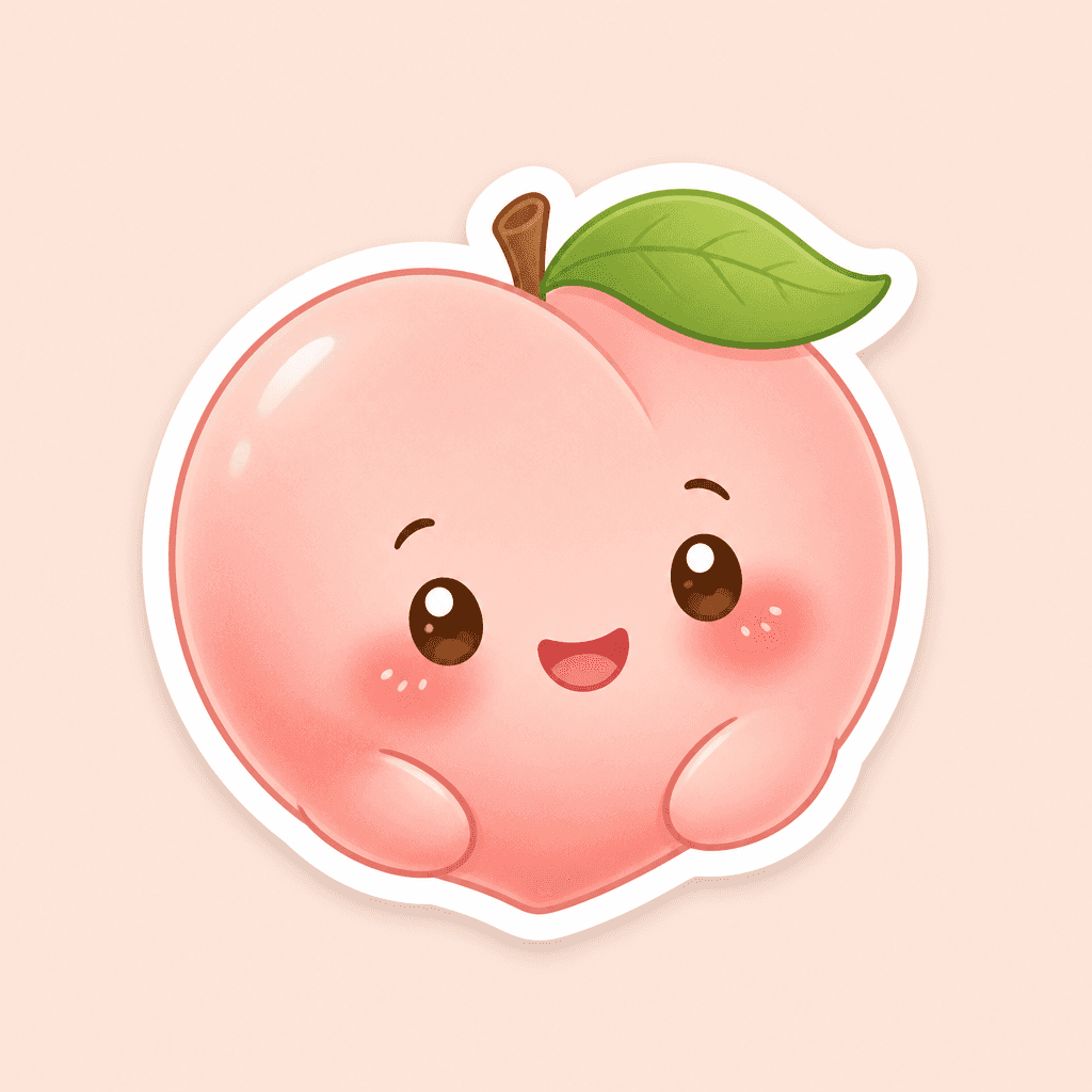 Peach Emoticon