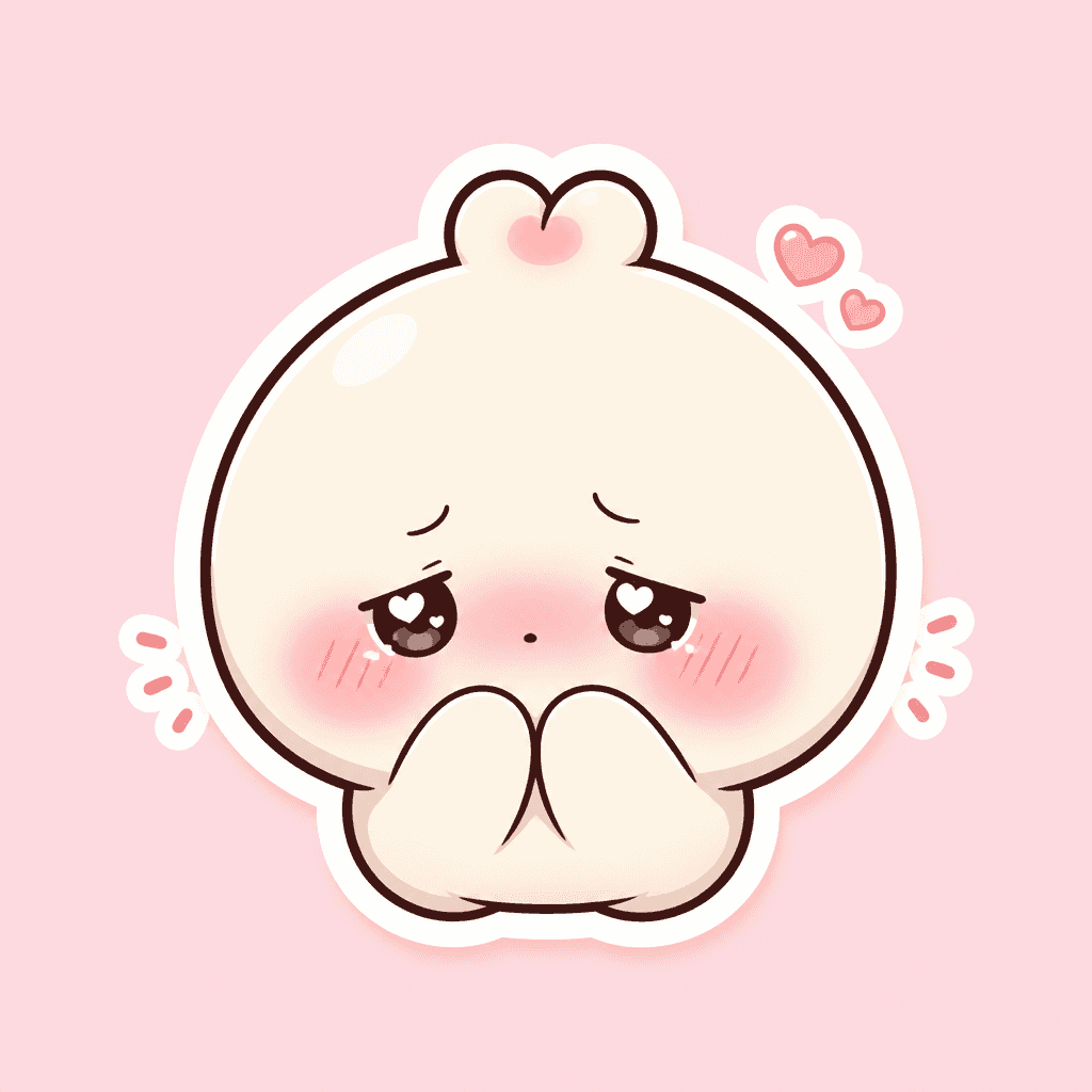 Shy Expression Emoticon