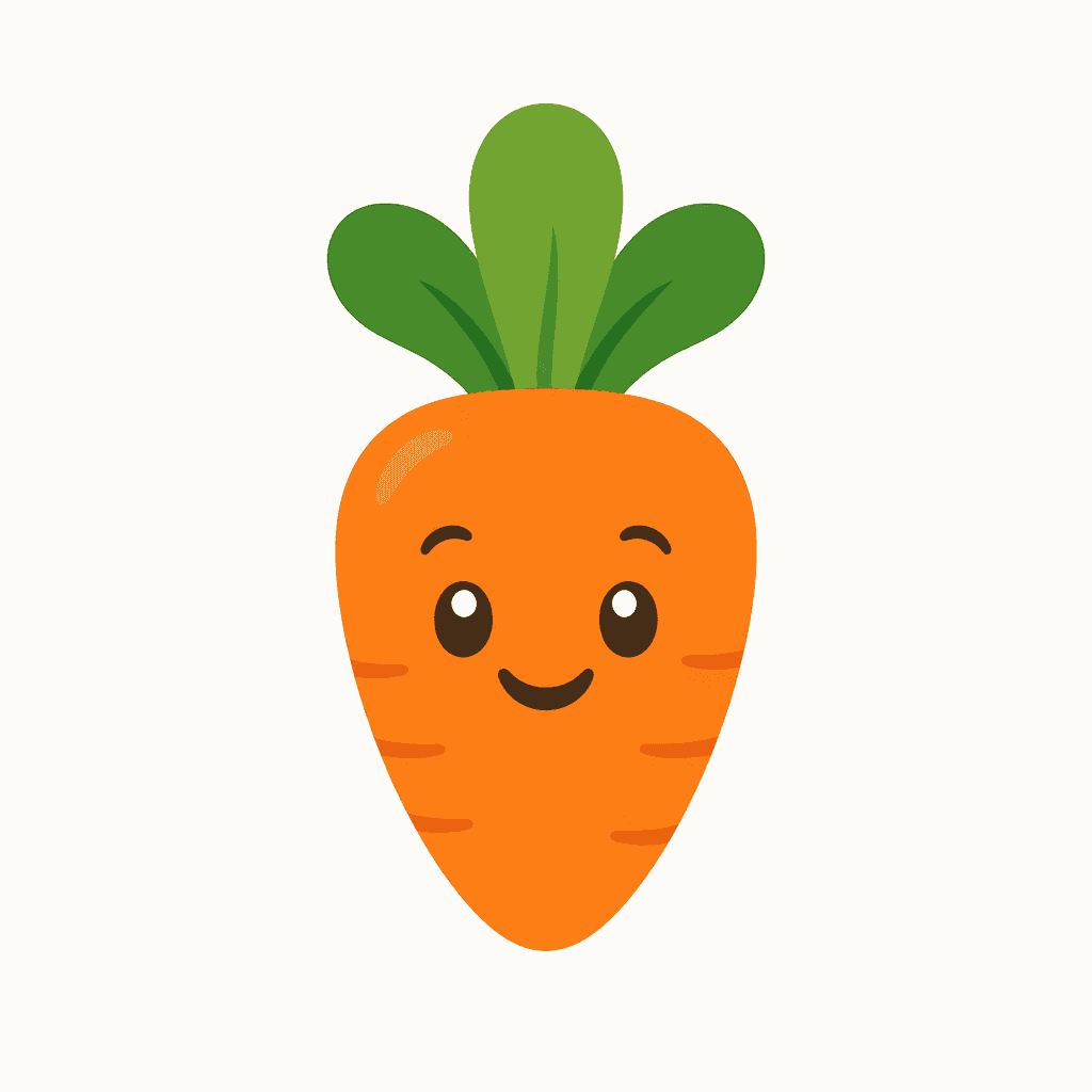 Carrot Character Logo