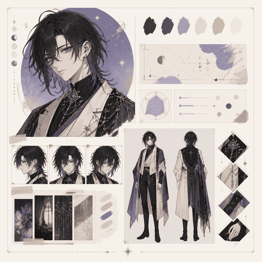 Character Introduction Page Design