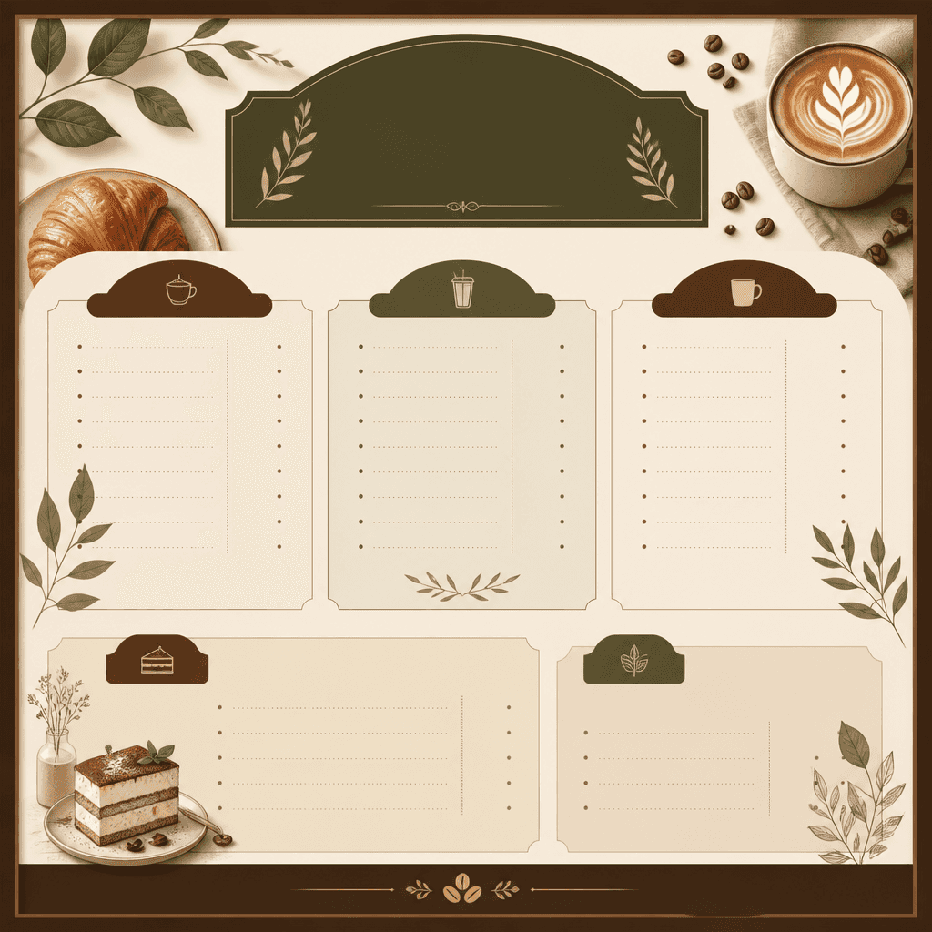 Cafe Menu Board Design