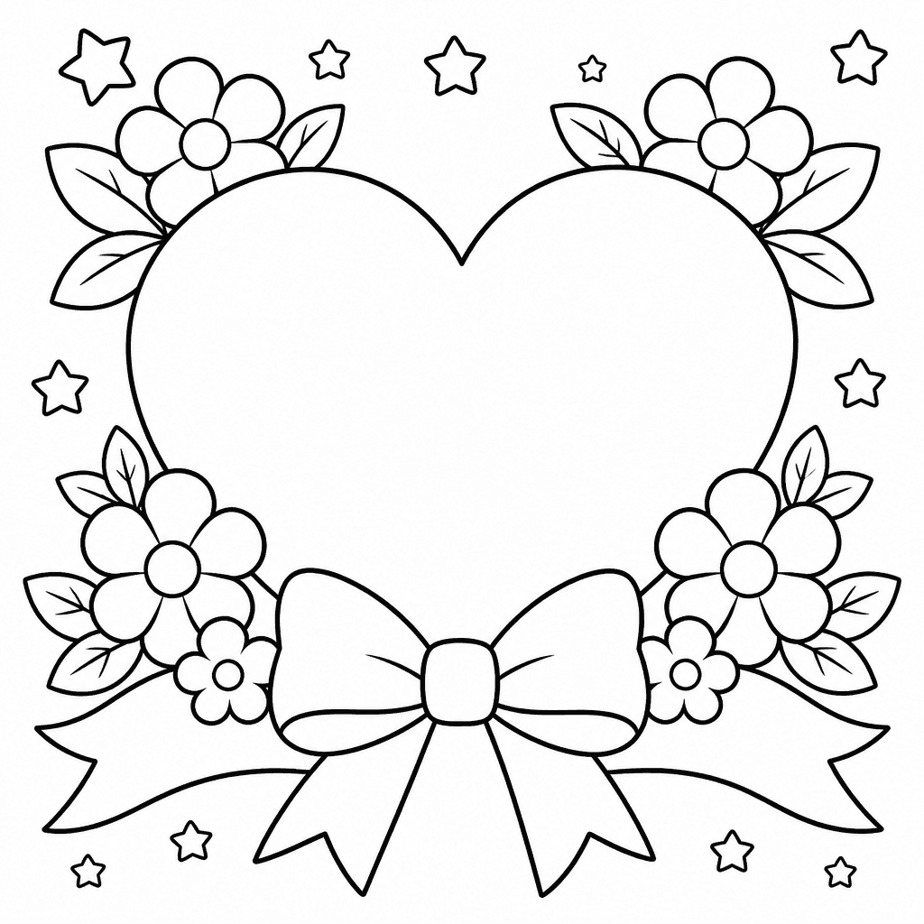 Heart Coloring Page