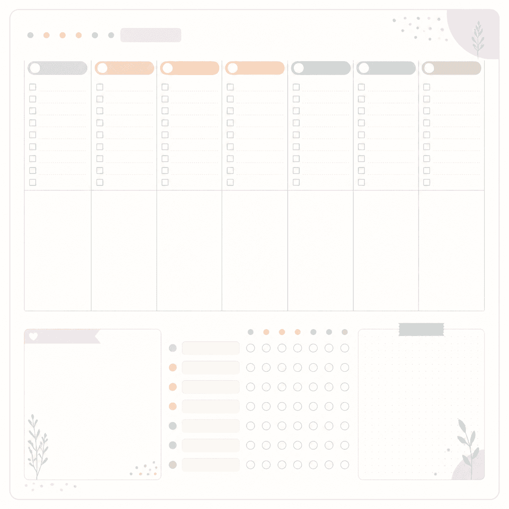 Checklist Diary Template