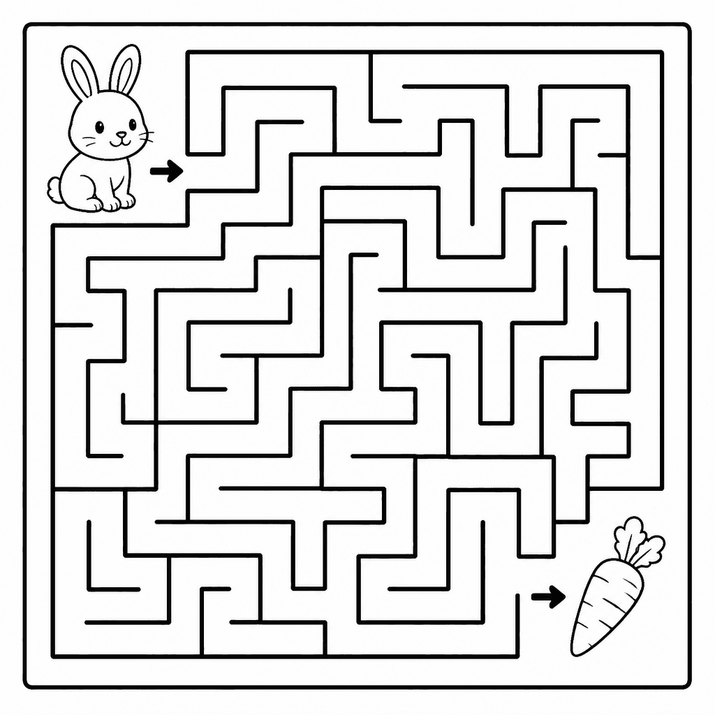 Printable Maze Puzzle