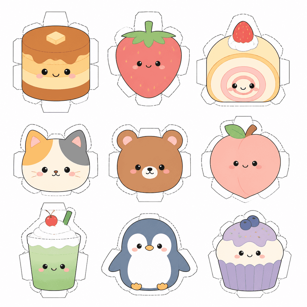 Paper Squishy Template
