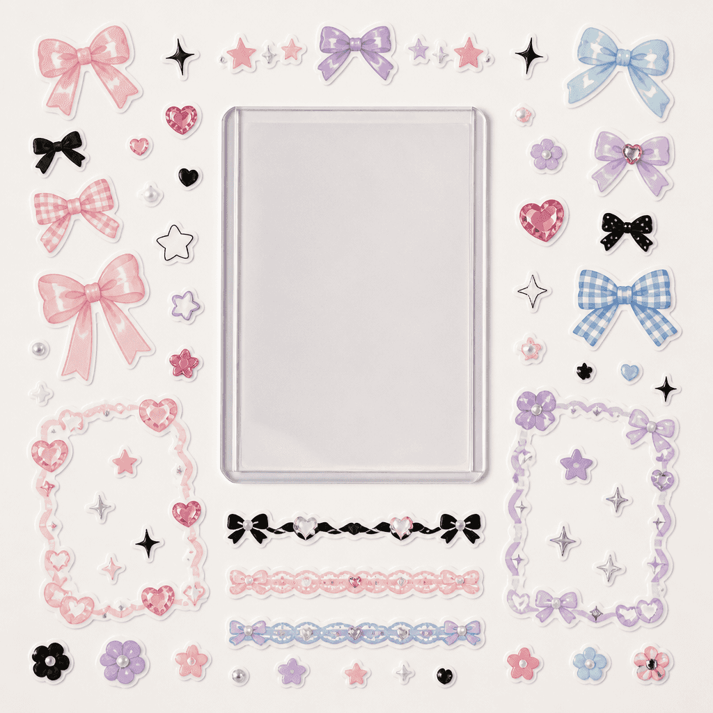 Photocard Toploader Decoration Sticker