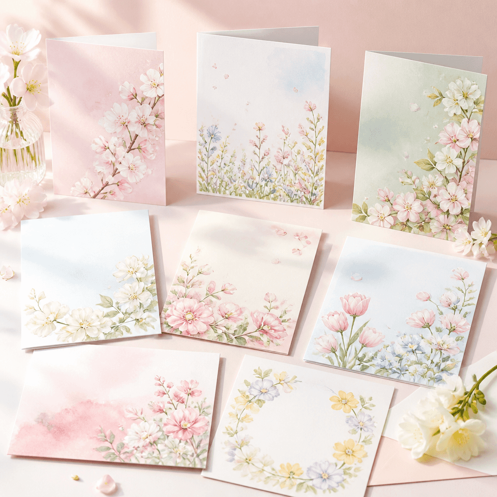 Spring Season Card Design