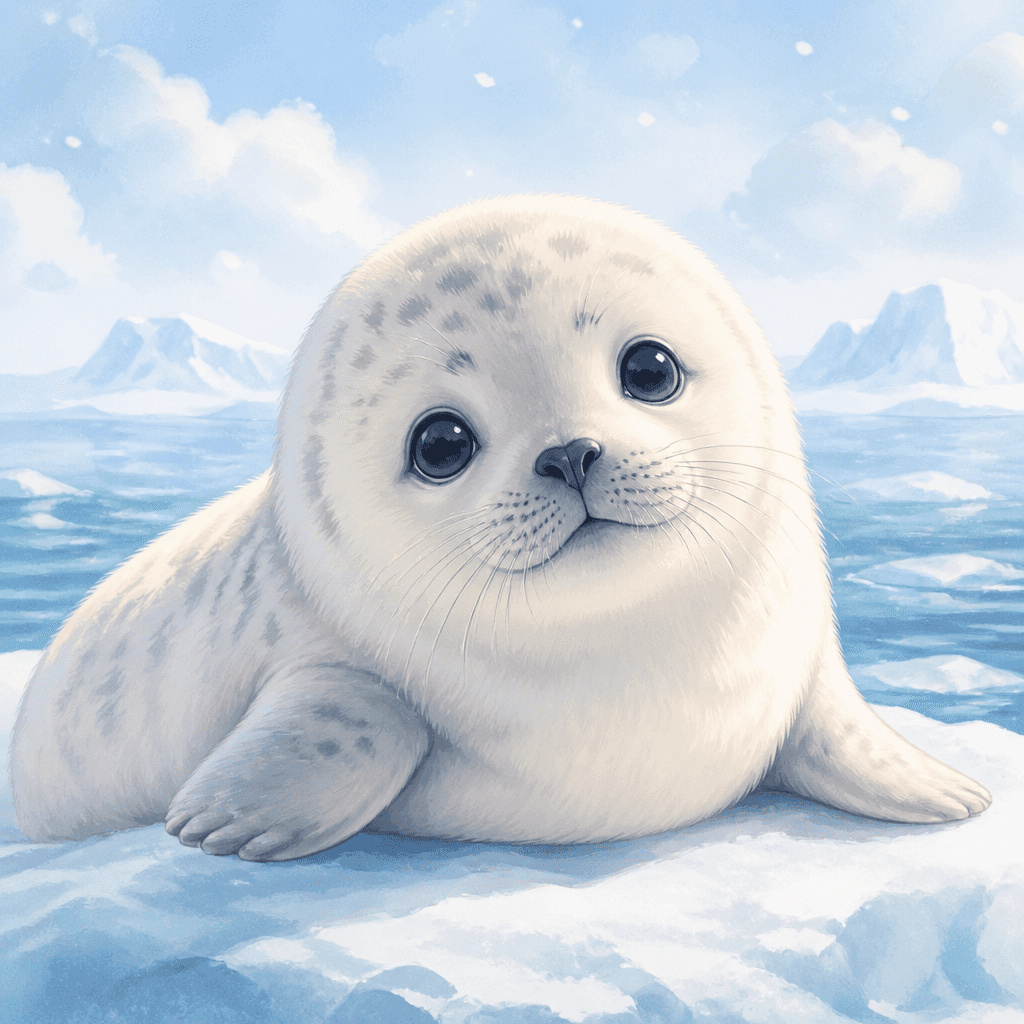 Harp Seal Illustration