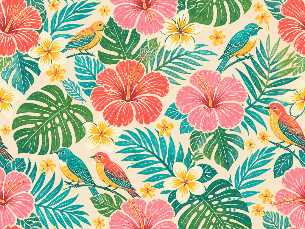 Aloha Hawaiian Pattern