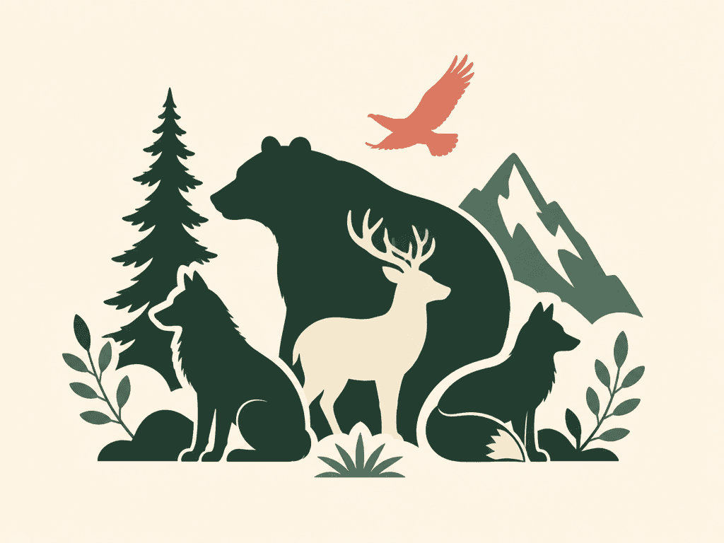 Animal Silhouette Design