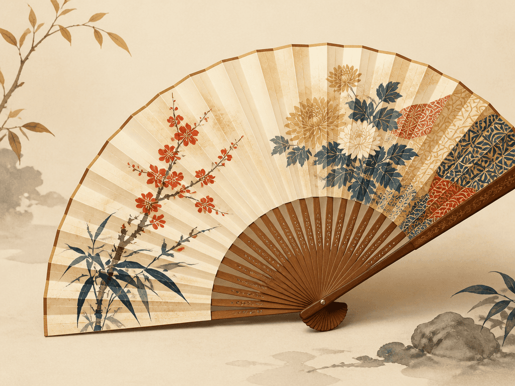 Traditional Fan Illustration