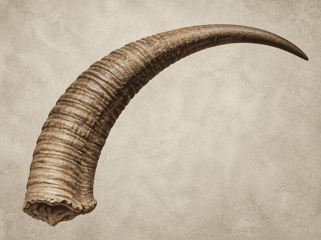 Mountain Goat Horn Image