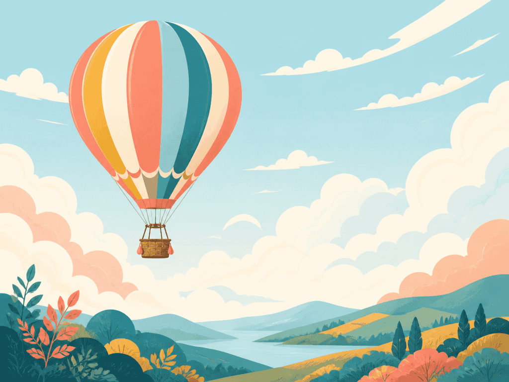 Hot Air Balloon Illustration