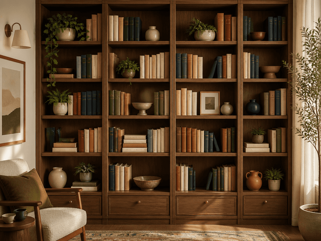 Bookshelf Illustration