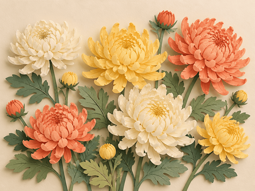 Chrysanthemum Flower Illustration