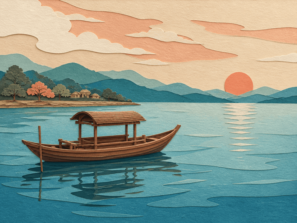 Wooden Boat Illustration