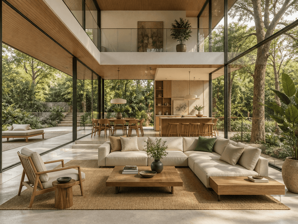 Glass House Interior