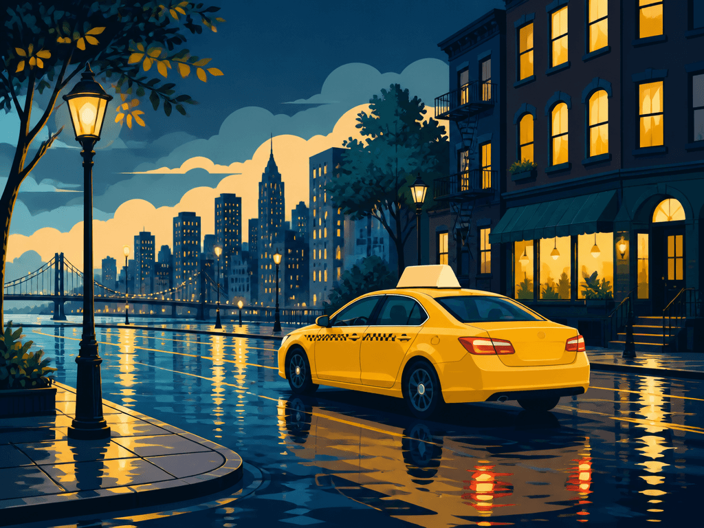 Taxi Illustration