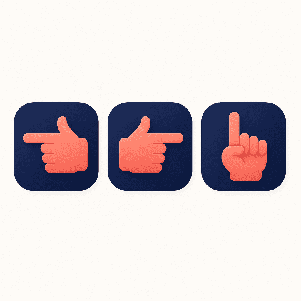Finger Icon Set
