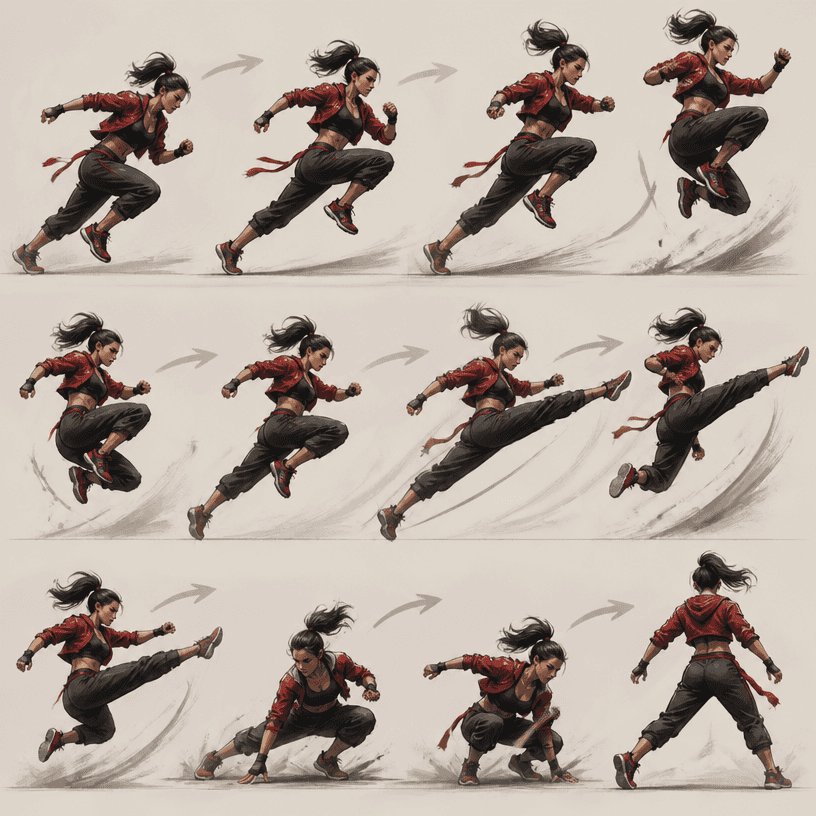 Action Scene Frame